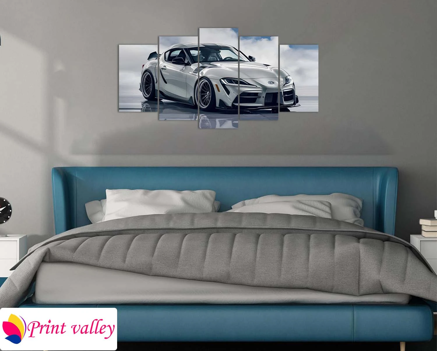 Sport Car Wall Canvas – 5 Piece | Print Valley - Image 3